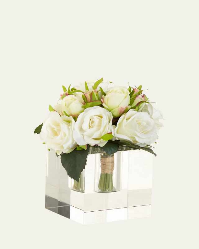 "Diamonds & Roses" Faux Floral